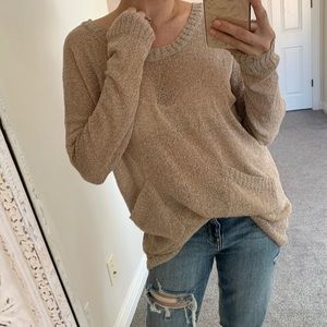 MrsAllieXO Kiss My Knot Mocha Top 🤎